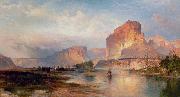 Thomas Moran Cliffs of Green River Germany oil painting artist